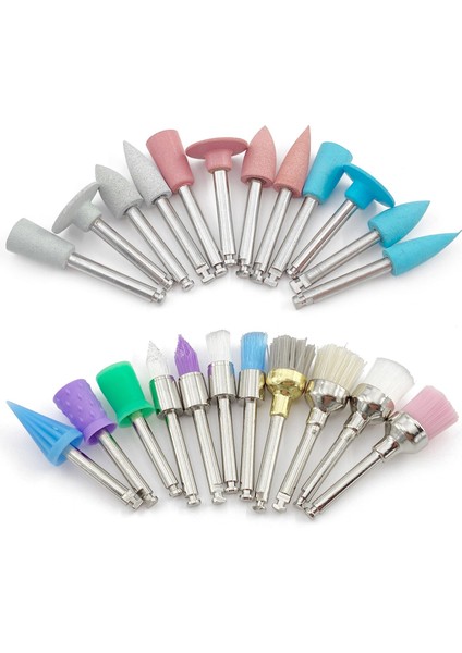 Wellck Diş Silikon Taşlama Kafaları Diş Parlatıcı Düşük Hızlı Makine Parlatma Diş Aletleri Diş Hekimliği Laboratuvarı 12 Adet/10 Adet/paket (Yurt Dışından) modelleri