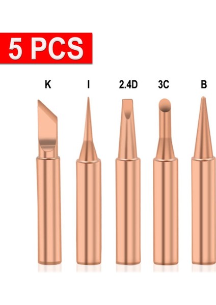 Adet/takım Havya Ipuçları Saf Bakır 900M-T Ucu Kurşunsuz Lehim Ipuçları (Yurt Dışından) modelleri