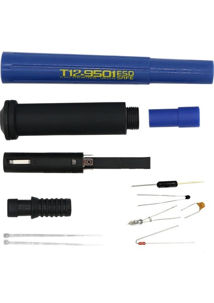 9501 Lehimleme Kolu Dıy Seti T12 STC/STM32 OLED LED Sıcaklık Kontrol Cihazı Lehimleme Istasyonu Topu ve Cıva Anahtarı (Yurt Dışından)
