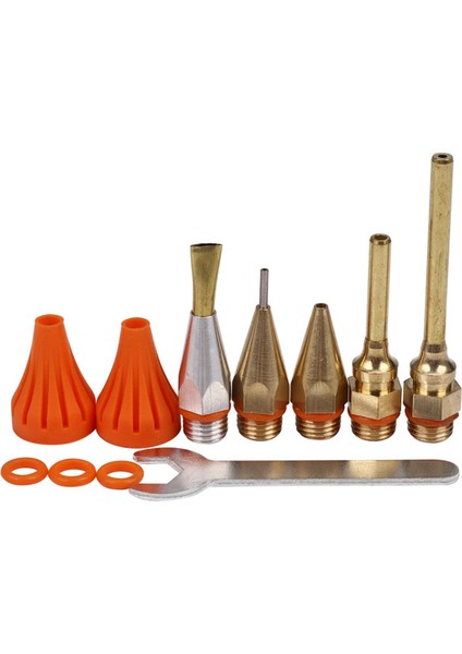 11 Adet Tutkal Bakır Meme Küçük Çaplı Uzun Kısa Büyük Çaplı Sıcak Tutkal Aksesuarları (Yurt Dışından)