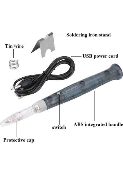 Taşınabilir Mini USB Havya Elektrikli Isıtma Araçları Rework Gösterge Işığı Kolu Kaynak Gu-N Bga Onarım Aracı (Yurt Dışından) modelleri