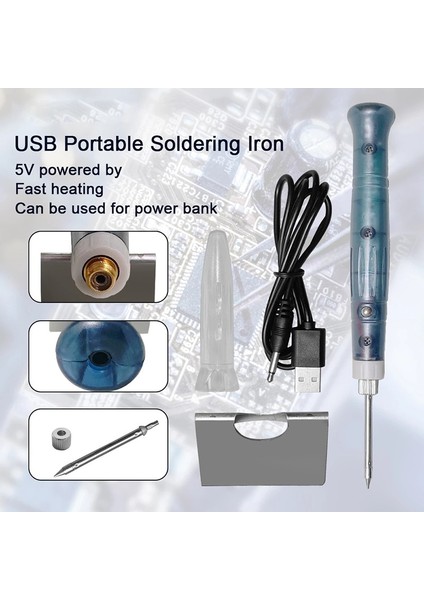 Taşınabilir Mini USB Havya Elektrikli Isıtma Araçları Rework Gösterge Işığı Kolu Kaynak Gu-N Bga Onarım Aracı (Yurt Dışından) fırsatları