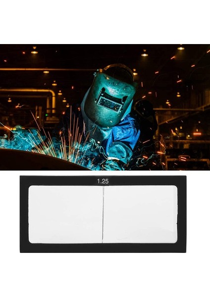 Ark Kaynağı Büyüteç Lens Kaynakçı Ekran Kask Cam Diyoptri 1.25 Parlama Önleyici Kaynak Maskesi Gözlük (Yurt Dışından) indirimleri