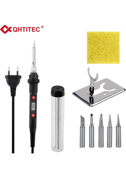Jcd Elektrikli Havya 80W LCD Dijital Ekran Ayarlanabilir Sıcaklık 220V Havya Kiti Havya Rework Araçları 908S (Yurt Dışından)