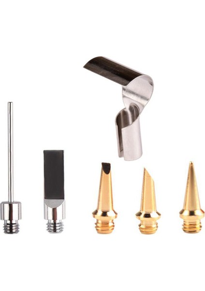 6 Adet Değiştirilen Bakır Ipuçları Meme Kiti HS-1115K/MT-100 Ated Alev Gaz Havya Kaynak Araçları Gaz (Yurt Dışından)