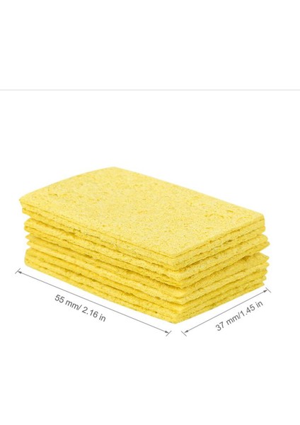 10 Adet/grup Temizleyici Sünger Havya Temizleme Sarı Sünger Kaynak Havya Ucu Temizleyici Pedleri Araçları En Kaliteli (Yurt Dışından)