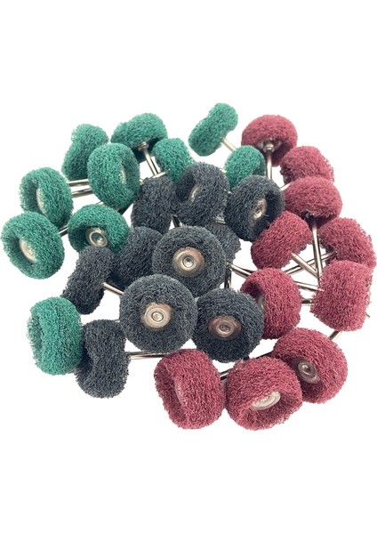 10 Adet Diş Laboratuvarı Diş Hekimliği Odontologia Parlatma Fırçası Tekerlek Döner Aletler 2.35MM Hp Shank Yün Keçi Pamuk Siyah Buff (Yurt Dışından) fırsatları