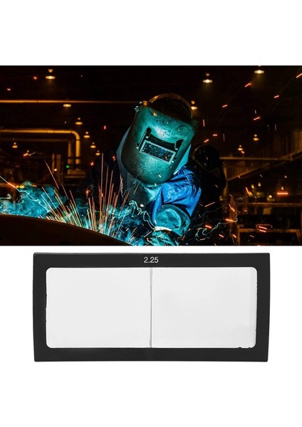 Ark Kaynağı Büyüteç Lens Kaynakçı Ekran Kask Cam Diyoptri 2.25 Parlama Önleyici Kaynak Maskesi Gözlük (Yurt Dışından) fırsatları
