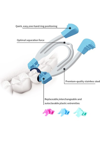 Azdent Dental Matris Kesit Konturlu Metal Yaylı Klips Halkaları Kelepçeler Takozlar Diş Hekimi Araçları (Yurt Dışından) fırsatları