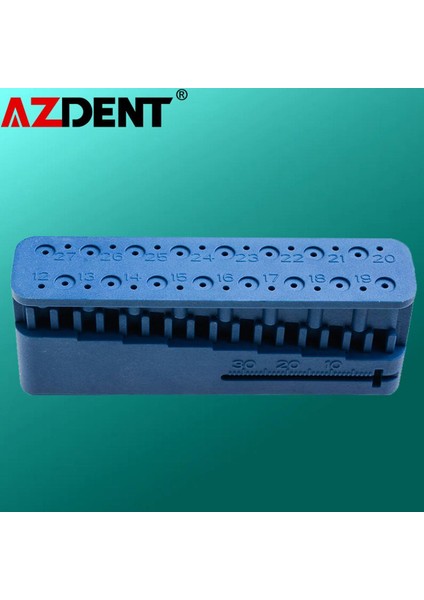 Diş Endodontik Cetvel Blok Dosyaları Ölçme Aletleri Aksesuar Plastik (Yurt Dışından)