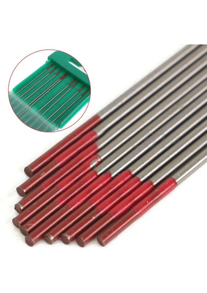 10 Adet Tungsten %2 Uçlu Tıg Kaynak Elektrodu 150MM / 6 Inç (Yurt Dışından) modelleri