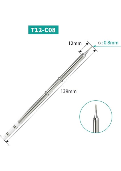 T12-C08 C1 C4 Bc1 Bc2 Bcf1 Bcf2 T12 Hakko FX951 Dıy Lehimleme Istasyonu Kitleri Kaynak Araçları Için Havya Havya Ipuçları (Yurt Dışından) indirimleri