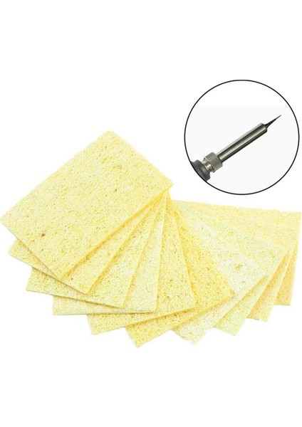 10 Adet Havya Lehim Ucu Kaynak Temizleme Süngeri Sarı - Sarı (Yurt Dışından) indirimleri