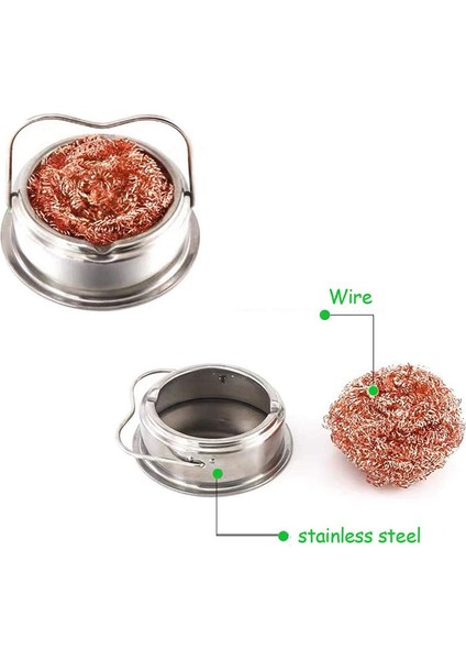 Havya Ucu Temizleme Topu ve 2 Taban Havya Ucu Demir Temizleyici Havya Ucu Tutucu Pirinç Ucu Temizleyici Kit (Yurt Dışından) fırsatları