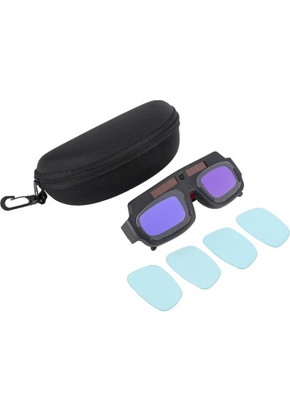 Güneş Ed Otomatik Kararan Kaynak Maskesi Kask Gözlük Kaynakçı Gözlükleri Ark Anti-Şok Lens Saklama Kutusu ile (Yurt Dışından) modelleri