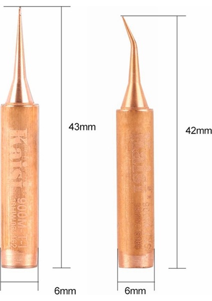 Nanlıy-2 Adet Kaisi Oksijensiz Bakır Havya Ucu 900M-TI/900M-T-IS Lehim Istasyonu Araçları Demir Ipuçları (Yurt Dışından) fırsatları