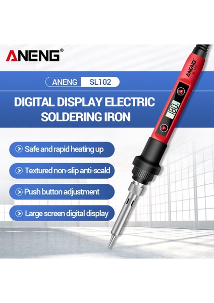 60W Dijital Ekran Elektrikli Havya Ayarlanabilir Sıcaklık Kaynakçı Taşınabilir Mini Seramik Isıtıcı Kaynak Elektrikli Aletler (Yurt Dışından) fırsatları