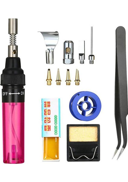 Gaz Kaynakçı Elektrikli Kaynak Aracı Gaz Havya Seti Kombinasyonu Kiti Dropship (Yurt Dışından)