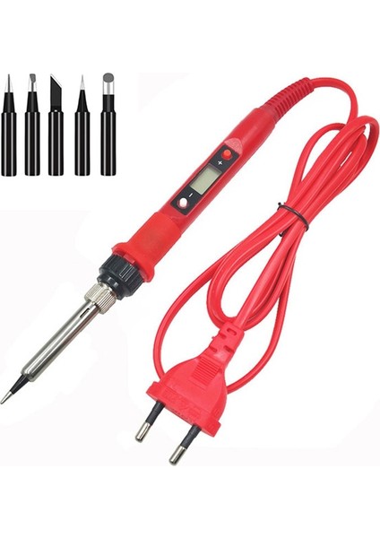 Elektrikli Havya Dijital Havya Teneke Kiti Seti Elektrikli LCD Sıcaklık Ayarlanabilir 220 V 80 W Tamir Kaynak Araçları (Yurt Dışından) fiyatları