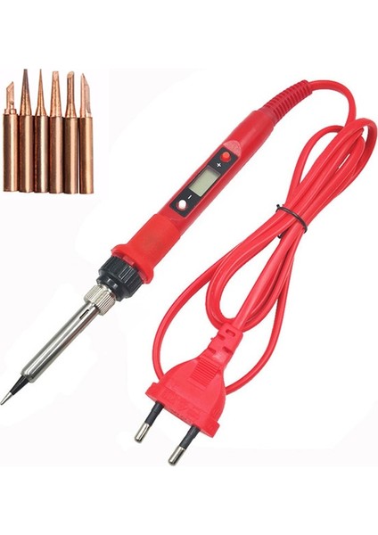 Elektrikli Havya Dijital Havya Teneke Kiti Seti Elektrikli LCD Sıcaklık Ayarlanabilir 220 V 80 W Tamir Kaynak Araçları (Yurt Dışından) fırsatları