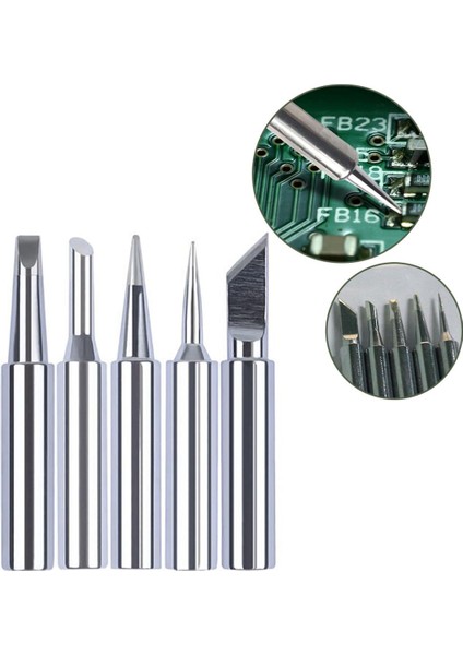 Adet Kurşunsuz Havya Ipuçları Yedek 900M-TI Lehimleme Demir Ipuçları Kafa Lehimleme Tamir Istasyonu Havya Ipuçları (Yurt Dışından)