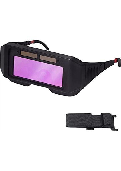 Kaynakçı Gözlükleri Güvenlik Koruması Ayarlanabilir Gölgeli Güneş Enerjili Otomatik Karartma Kaynak Gözlüğü, Sensör Kaynakçı Gözlükleri (Yurt Dışından)