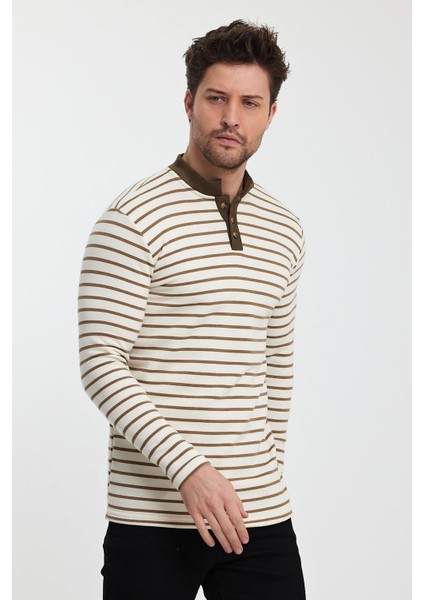Düğmeli Erkek Sweatshirt (E24-72803-ERK) fiyatları