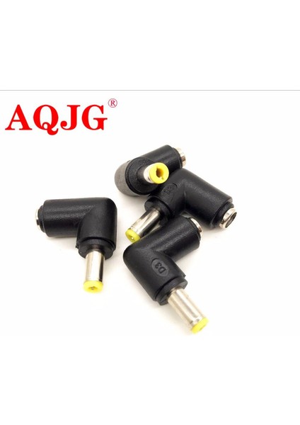 1 Adet 5.5x2.5mm Dişi 5.5x2.5mm Erkek Dc Priz 90 Derece L Tipi Konnektör Adaptörü Dizüstü Bilgisayar (Yurt Dışından)