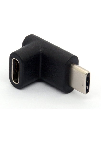90 Derece Tip C Adaptör, USB C Erkek - Dişi Adaptör Yukarı ve Aşağı Açılı Usb-C Adaptör USB 3.1 Tip-C Konnektör (Yurt Dışından) fırsatları