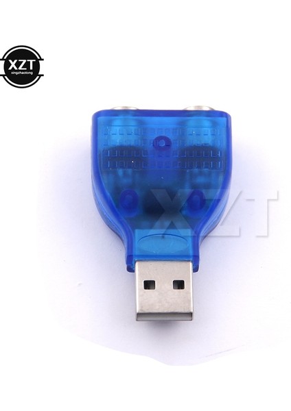 1 Adet USB Erkek Ps2 Dişi Kablo Adaptörü Dönüştürücü Bilgisayar Için Kullanın Klavye Fare Mavi Destek Windows 98 (Yurt Dışından)