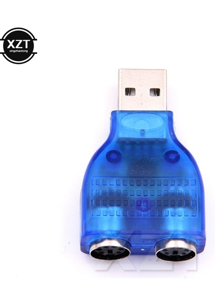 1 Adet USB Erkek Ps2 Dişi Kablo Adaptörü Dönüştürücü Bilgisayar Için Kullanın Klavye Fare Mavi Destek Windows 98 (Yurt Dışından)