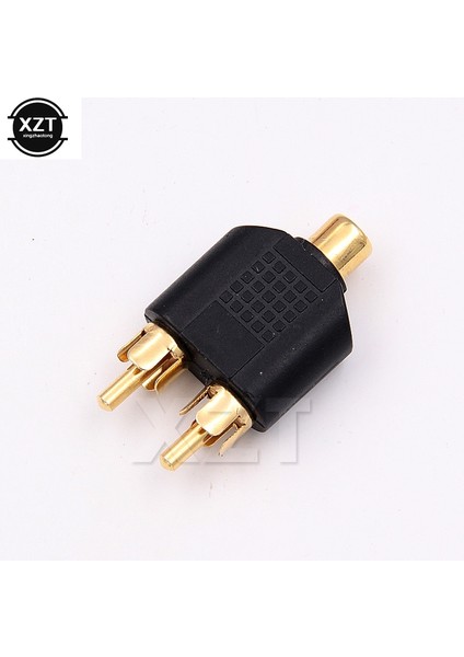 1 Adet Sıcak Satış 1 Rca Dişi 2 Rca Erkek Y Splitter Ses Adaptörü Dönüştürücü Konektörü (Yurt Dışından) fiyatları