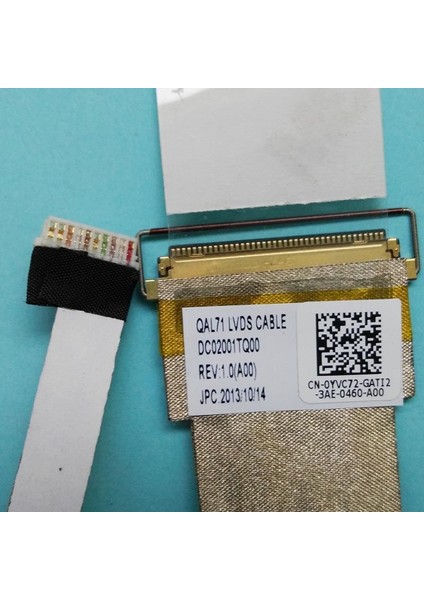 Yeni Orijinal LCD Kablo Dell Latitude E6430S Laptop LCD Flex Kablo QAL71 Lvds Kablo YVC72 0YVC72 DC02001TQ00 (Yurt Dışından)