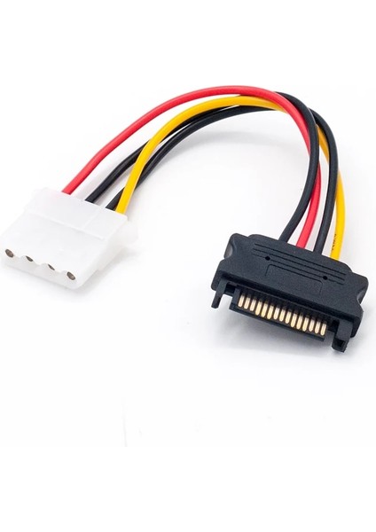 Rgeek 15 Pin Seri Sata Erkek - Molex Lp4 Dişi Güç Kablosu 15CM(6INCH) (Yurt Dışından) modelleri