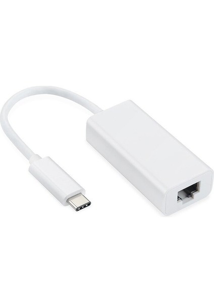 MACBook ve Typec Cihazları Için Usb-C/type-C - RJ45 Ethernet Lan Internet Kablosu Adaptörü QJY99 (Yurt Dışından) modelleri