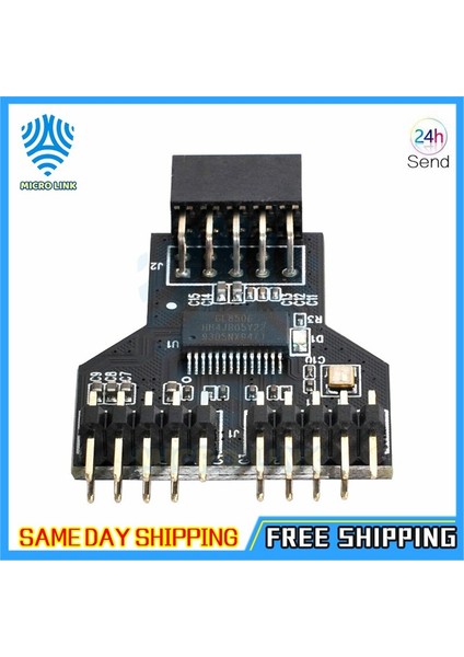 9 Pin USB Başlığı Dişi 1 Ila 2 Erkek Kurulu 9-Pin USB Hub USB 2.0 9 Pin Konnektör Adaptörü Nzxt Sıvı Soğutma Için Rgb Splitter (Yurt Dışından) modelleri