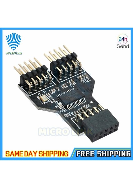 9 Pin USB Başlığı Dişi 1 Ila 2 Erkek Kurulu 9-Pin USB Hub USB 2.0 9 Pin Konnektör Adaptörü Nzxt Sıvı Soğutma Için Rgb Splitter (Yurt Dışından) fırsatları