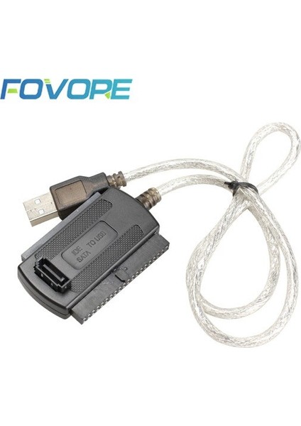 3in1 USB 2.0 Ide Sata 5.25 S-Ata 2.5 3.5 Inç Sabit Disk HDD Adaptör Kablosu Pc Dizüstü Dönüştürücü Için (Yurt Dışından)