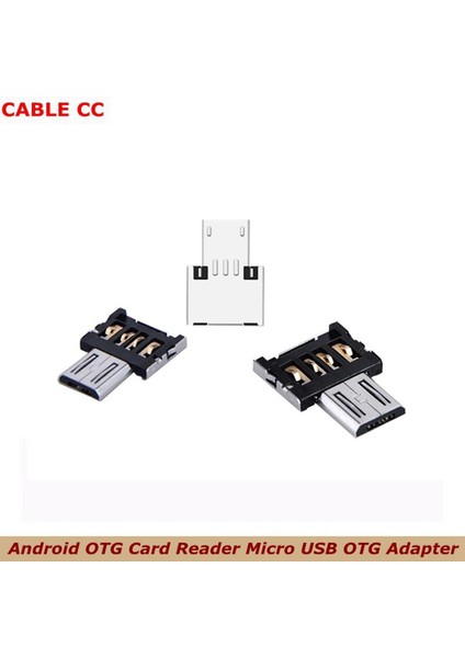3 Adet/mini Mikro USB Otg Kablosu Samsung Htc Xiaomi Huawei Sony Lg Android Otg Kart Okuyucu Mikro USB Otg Adaptörü (Yurt Dışından)