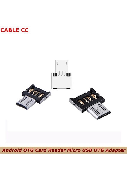 3 Adet/mini Mikro USB Otg Kablosu Samsung Htc Xiaomi Huawei Sony Lg Android Otg Kart Okuyucu Mikro USB Otg Adaptörü (Yurt Dışından)