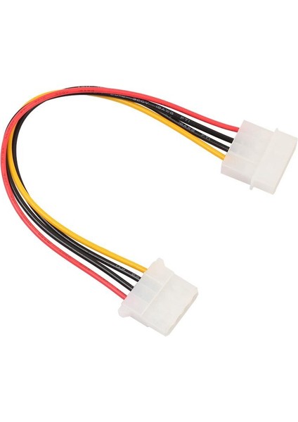 1 Adet Ide 4-Pin Erkek - Ide 4-Pin Dişi Uzatma Güç Kablosu 18 cm (Yurt Dışından)