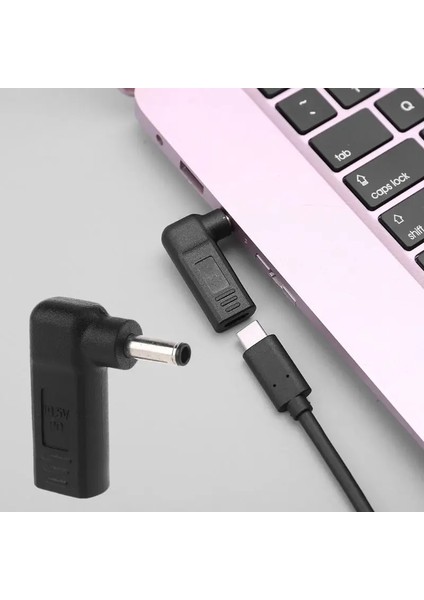 USB Tip C Dişi 4.5x3.0mm Fiş Dc Güç Adaptörü Dönüştürücü Dell XPS12 13 9360 9350 Dizüstü Bilgisayar Şarj Kablosu (Yurt Dışından) indirimleri