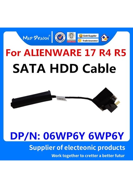 Mad Ejderha Marka Yenı Sata Sabit Disk HDD Konektörü Flex Kablo Dell Alıenware 17 R4 R5 ALW17 R4 R5 DC02C00D800 06WP6Y 6WP6Y (Yurt Dışından) fiyatları