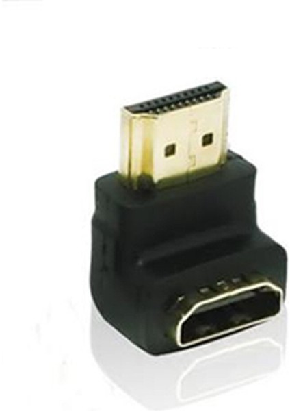 HDMI Erkek Dişi Konnektör Adaptörü 270/90 Derece Altın Kaplama Sağ Açı Sata USB Pci-E Yükseltici DVI D VGA Kablosu Pcie Yükseltici (Yurt Dışından)