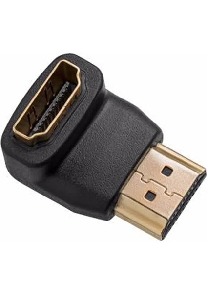 HDMI Erkek Dişi Konnektör Adaptörü 270/90 Derece Altın Kaplama Sağ Açı Sata USB Pci-E Yükseltici DVI D VGA Kablosu Pcie Yükseltici (Yurt Dışından)