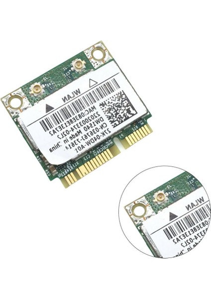 Çift Bant 300 Mbps BCM943228HMB 802.11A/B/G/N Wifi Kablosuz Mini 5 Ghz Adaptör Bluetooth Yarım 2.4 Ghz 4.0 Kart Pcı-E Wlan Not S8Z5 (Yurt Dışından)