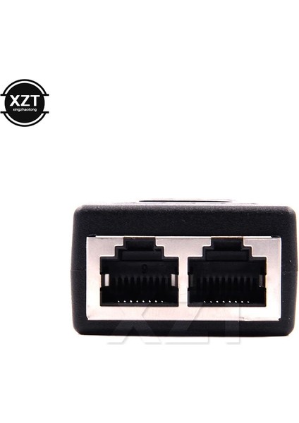 Yüksek Kaliteli Siyah Bakır Çekirdek 1 Ila 2 RJ45 Konnektör Ağ Kablo Ayırıcı Genişletici Fiş Adaptörü Pc Laptop Için (Yurt Dışından)