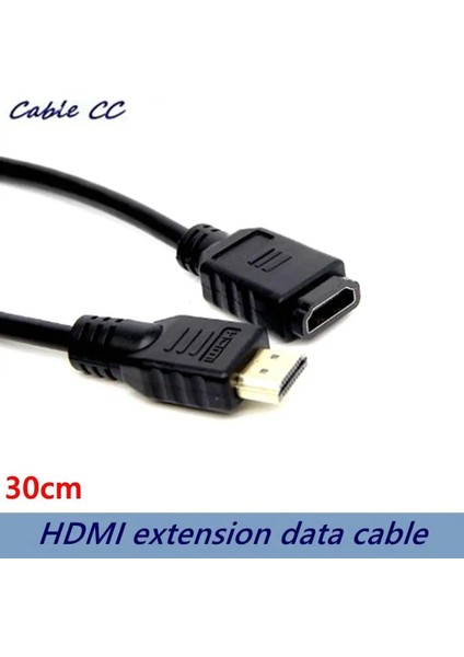 Standart 1080P Hdmı-Hdmı Kablosu Erkek-Dişi Dönüştürücü Adaptör Mf Uzatma Adaptörü Bağlantı Kablosu (Yurt Dışından)