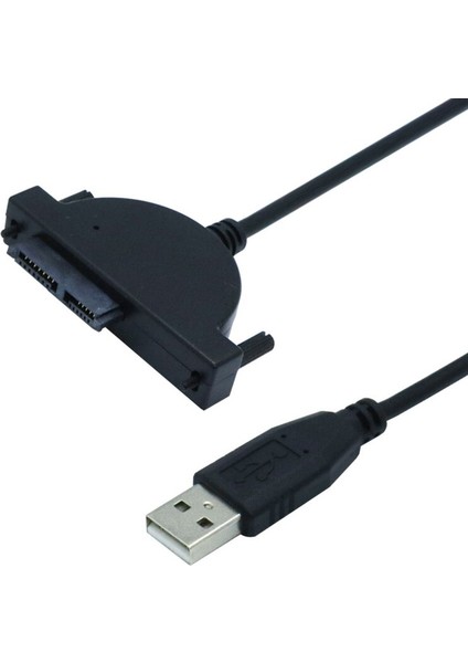 Weıjınto USB 2.0 Mini Sata Iı 7 + 6 13PIN Adaptör Dönüştürücü Kablosu Dizüstü Bilgisayar Cd/dvd Rom Sürücüsü (Yurt Dışından)