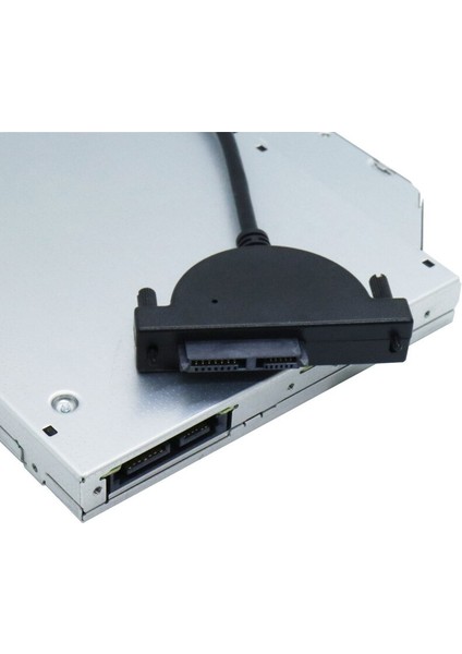 Weıjınto USB 2.0 Mini Sata Iı 7 + 6 13PIN Adaptör Dönüştürücü Kablosu Dizüstü Bilgisayar Cd/dvd Rom Sürücüsü (Yurt Dışından)